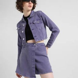 Only Blue Regular Fit Jacket-26
