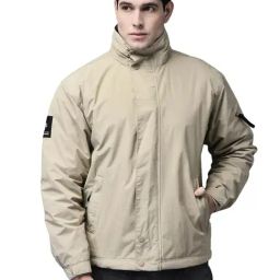 Woodland Beige Regular Fit Jacket-33