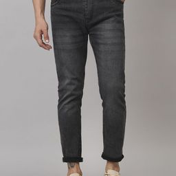 LINARIA Men Classic Straight Fit Low Distress Light Fade Jeans-picture-2
