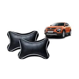 Auto Pearl Black Dots CV Car Neck Rest Pillow Compatible for Tata Harrier 2019-26