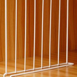 Go Hooked Set of 2 Wardrobe Shelf Divider Partitions/Shelf Separators Cloth Organizer image 2