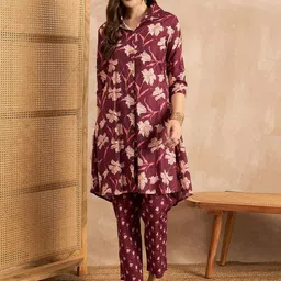 all about you Printed Pure Cotton Tunic & Trousers Co-ords-image-95