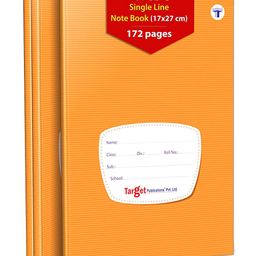 Target Publications Single Line Small Notebooks Pack of 3 -  172 Pages Each-1