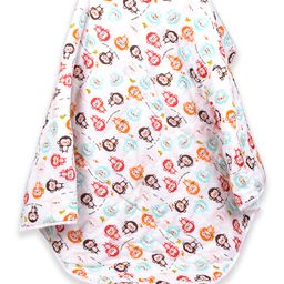 Moms Home Organic Cotton Baby AC Quilt Colourful Monkey - Multicolour-image-28
