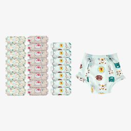 Snugkins Reusable Potty Training Underwear Snug Farm & Kindergarten Tales Pack of 24 - Multicolour-17
