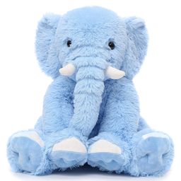 Frantic Premium Soft Toy Lucky Elephant for Kids Blue - Height 32 cm-2