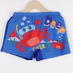 PASSION PETALS Crabs Printed Trunk - Blue & Red-image-64