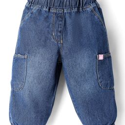 Little Kangaroos Denim Full Length Jeans -Navy Blue-image-55
