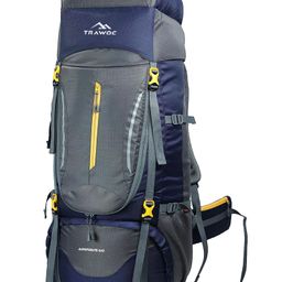 TRAWOC AIRWAVE 60L Travel Backpack Rucksack Grey 3 Year Warranty-image-39