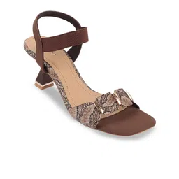Metro Printed Block Mules image 2