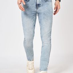 SF JEANS by Pantaloons Men Skinny Fit Low Distress Heavy Fade Jeans-image-59