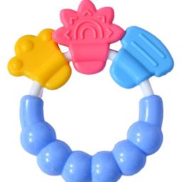 tiny tycoonz BPA Free Silicone Teether with Rattle Handle - Pack of 2 image 2
