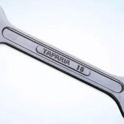 Taparia Chrome Plated Ribbed Double Ended Spanner, Size 36x41 mm, DER-23