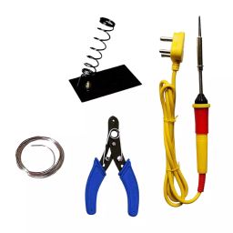 VCK Portable Soldering Iron Kit 25 W (20 Meter Solder Wire, Wire Stripper, Stand & WIK)-28