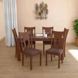 Godrej Interio Honey Brown Wood Dining Chair (Set of 2)-image-79