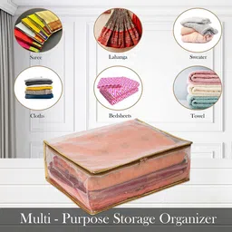 Kuber Industries Gold-Toned Set of 1 Regular Multi-Utility Organisers image 2