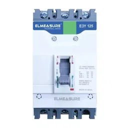 Elmeasure 3 Pole Thermal Magnetic MCCB with 125-160 A Current and 25 kA Breaking Capacity, E3U250C0160-9