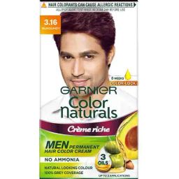 Garnier Color Naturals Hair Color for Men Shade 3.16 Burgundy - 30 ml + 30 gm-47