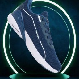 Columbus Men's Teal Blue Running Shoes-image-18