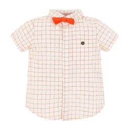 Mothercare Kids White Checks Shirt-image-51