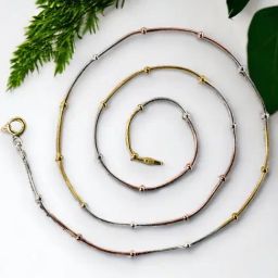 Taraash 92.5 Sterling Silver Compact Chain for Women-image-11