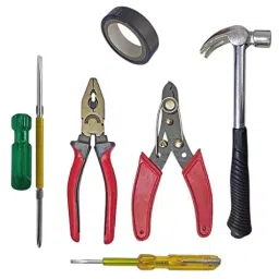 Agam Hand Tool Kit Hand Tools Plastic Head Multicolour (Set of 6)-24