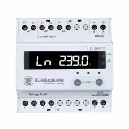 Elmeasure Multifunctional Energy Meter with Accuracy Class 1 and RS485 Communication Port, LG2550D11000-9