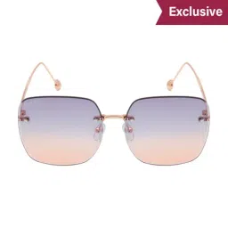 Ted Smith Brown Square UV Protection Unisex Sunglasses-image-80
