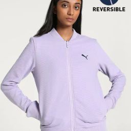 Puma Purple & Blue Cotton Reversible Jacket-39