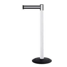 Tensator Black White Plastic Retractable Barrier 2.3m White/Black Tape, 875T-32-S3-picture-42