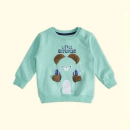 Pantaloons Baby Mint Green Cotton Printed Full Sleeves Sweatshirt-image-119