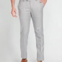 Arrow Grey Regular Fit Trousers-picture-41