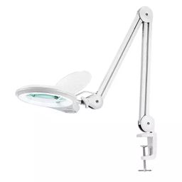 SCHOFIC 1200 Lumens Super LED Magnifying Lamp with Clamp and Adjustable Arm White, ‎6022-picture-17