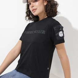 The Roadster Life Co. Typography Printed Pocket Boxy T-shirt-image-14