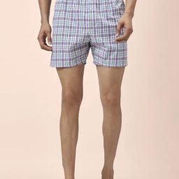 Ajile by Pantaloons Multi Cotton Regular Fit Checks Boxers-image-86