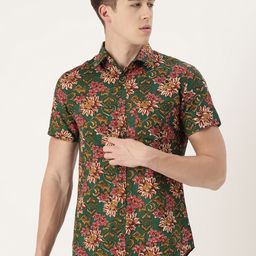 SANSKRUTIHOMES Men Original Floral Printed Casual Shirt-image-95