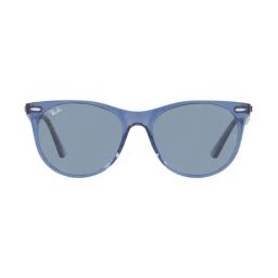 Ray-Ban Ice Blue Oval unisex Sunglasses-image-16