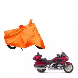 Auto Pearl Waterproof Two Wheeler Cover For Honda Gold Wing GL1800 (Orange)-image-72