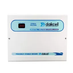 daikcell 90-300 V Digital Voltage Stabilizer for All Type upto 1.5 Ton AC 3200 W Capacity Grey, DSR028-31