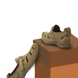 Woodland Men's Olive Fisherman Sandals-image-32