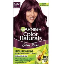 Garnier Color Naturals Creme Hair Color Shade 4.20 Wine Burgundy - 70 ml + 60 gm-image-96