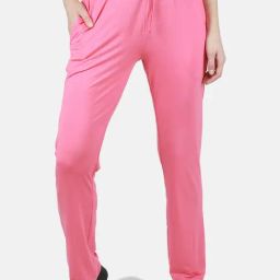 Monte Carlo Pink Regular Fit Mid Rise Trackpants-image-93