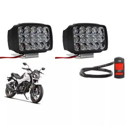 Cartronics 15  LED Fog Light With On/Off Switch  for Hero Xtreme 160 R (Set of 2 Pcs)-37