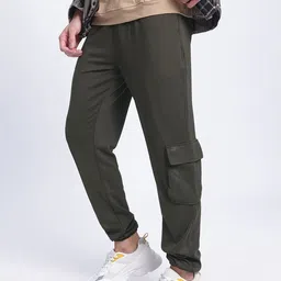 glitchez Men Urban Nomad Cargo Edge Regular Fit Joggers-image-88
