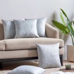 Ddecor Live Beautiful Blue Polyester Cushion Covers - Set of 5-image-93