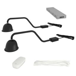 ikea tvärdrag / trådfri Lighting kit, black-picture-14