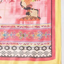 InWeave Round Neck Kurta with Palazzos & Dupatta image 4