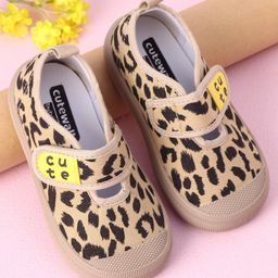 Cute Walk by Babyhug Velcro Closure Casual Shoes- Beige-image-33