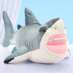 Wild Republic Living Ocean Jumbo Great White Shark Soft Toy - Length 98 cm-image-50