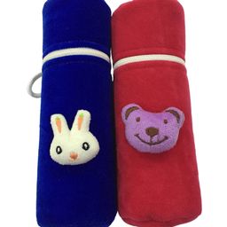 Chinmay Kids Velvet Bottle Covers for Feeding Bottles with Cute Animal Cartoon Popup, 240ml-image-87
